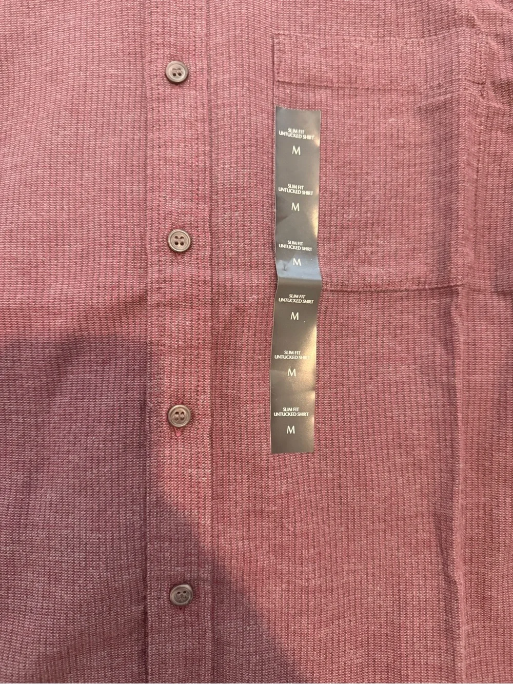 Banana Republic Long-Sleeve Button-Down Shirt - Wine